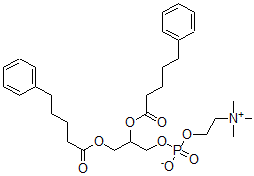 CAS 登录号:100031-76-3, 1,2-二苯基戊酰-3-磷脂酰胆碱
