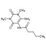CAS#: 100052-09-3, N-(6-Amino-1,3-Dimethyl-2,4-Dioxo-1,2,3,4-Tetrahydro-5-Pyrimidinyl)Pentanamide