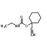 CAS 登录号：100054-86-2， 1-乙炔基环己基乙基氨基甲酸酯