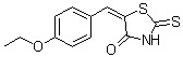 CAS 登录号：100063-24-9， (5E)-5-(4-乙氧基苄亚基)-2-硫代-1,3-噻唑烷-4-酮