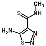 CAS#: 100097-67-4, 5-Amino-N-Methyl-1,2,3-Thiadiazole-4-Carbothioamide