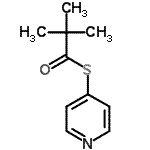 CAS 登录号：100103-96-6， S-4-吡啶基2,2-二甲基丙烷硫代酸酯