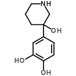 CAS 登录号：100112-61-6， 4-(3-羟基-3-哌啶基)-1,2-苯二酚