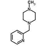 CAS#: 100158-57-4, 1-Methyl-4-(2-Pyridinylmethyl)Piperazine