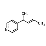 CAS#: 100190-72-5, 4-[(3E)-3-Penten-2-Yl]Pyridine