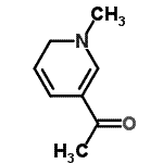 CAS 登录号：100281-01-4， 1-(1-甲基-6H-吡啶-3-基)乙酮