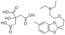CAS 登录号：100310-87-0， 2-(2-(2-(二乙基氨基)乙氧基)乙基)-2,5-二甲基-1,3-苯并二氧戊环柠檬酸盐