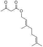 CAS#: 10032-00-5, (E)-3,7-Dimethyl-2,6-octadienyl acetoacetate