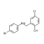 CAS 登录号：100374-80-9， 2-{[(4-溴苯基)氨基]甲基}-4-氯苯酚