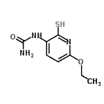 CAS 登录号：100383-48-0， 1-(6-乙氧基-2-硫基-3-吡啶基)脲
