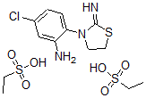 CAS#: 100417-10-5, 2-Imino-3-(2'-amino-4'-chlorophenyl)thiazolidine diesilate