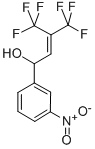 CAS 登录号：100482-54-0， 1-(3-硝基苯基)-4,4,4-三氟-3-三氟甲基-2-丁烯-1-醇