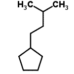CAS 登录号：1005-68-1， (3-甲基丁基)环戊烷