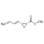 CAS#: 100515-95-5, Methyl (1R,2R)-2-[(1E)-1,3-Butadien-1-Yl]Cyclopropanecarboxylate