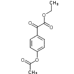 CAS#: 100519-34-4, Ethyl (4-Acetoxyphenyl)(Oxo)Acetate