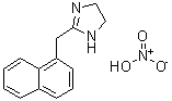 CAS 登录号：10061-11-7， 4,5-二氢-2-(1-萘基甲基)-1H-咪唑鎓硝酸盐