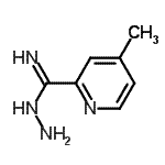 CAS#: 1007-14-3, 4-Methyl-2-pyridinecarboximidohydrazide