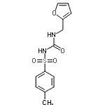 CAS 登录号：100796-22-3， N-[(2-呋喃甲基)氨基甲酰]-4-甲基苯磺酰胺