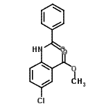 CAS 登录号：100865-38-1， 甲基2-(苯甲酰基氨基)-5-氯苯甲酸酯