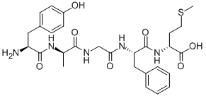 CAS 登录号：100929-50-8， [D-丙氨酰2]蛋氨酰-脑啡肽酰胺