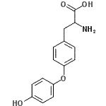CAS 登录号：101-66-6， O-(4-羟基苯基)酪氨酸