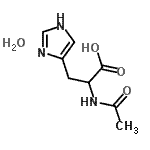 CAS 登录号：10101-30-1， N-乙酰基组氨酸水合物(1:1)