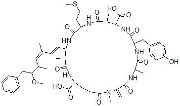 CAS 登录号：101043-35-0， 微囊藻毒素Ym
