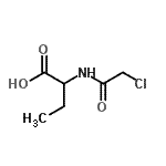 CAS 登录号：101072-54-2， 2-[(氯乙酰基)氨基]丁酸