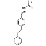 CAS 登录号：101091-29-6， (2E)-2-[4-(苄氧基)亚苄基]肼基硫代甲酰胺