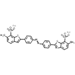 CAS#: 10114-47-3, Disodium 2,2'-(1,2-Diazenediyldi-4,1-Phenylene)Bis(6-Methyl-1,3-Benzothiazole-7-Sulfonate)