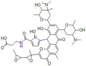 CAS 登录号：101156-09-6， 色氧霉素