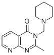 CAS 登录号：101204-88-0， 2-甲基-3-(哌啶甲基)吡啶并(2,3-d)嘧啶-4(3H)-酮