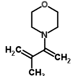 CAS 登录号：101219-16-3， 4-(3-甲基-1,3-丁二烯-2-基)吗啉