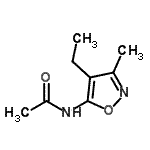 CAS#: 101251-30-3, N-(4-Ethyl-3-Methyl-1,2-Oxazol-5-Yl)Acetamide