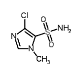 CAS#: 101257-09-4, 4-Chloro-1-Methyl-1H-Imidazole-5-Sulfonamide