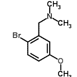CAS 登录号：10126-37-1， 1-(2-溴-5-甲氧基苯基)-N,N-二甲基甲胺