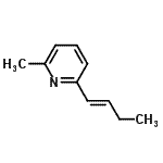 CAS 登录号：101282-09-1， 2-[(1E)-1-丁烯-1-基]-6-甲基吡啶