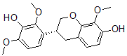 CAS 登录号：101311-04-0， (3R)-3-(3-羟基-2,4-二甲氧基苯基)-8-甲氧基色满-7-醇