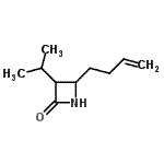 CAS 登录号：101347-89-1， 4-(3-丁烯-1-基)-3-异丙基-2-氮杂环丁酮