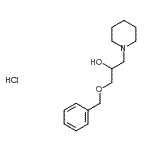 CAS 登录号：101356-75-6， 1-(苄氧基)-3-(1-哌啶基)-2-丙醇盐酸盐(1:1)