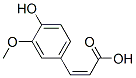CAS 登录号：1014-83-1， (Z)-3-(4-羟基-3-甲氧基苯基)丙-2-烯酸