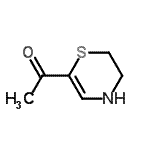 CAS 登录号：101417-25-8， 1-(3,4-二氢-2H-1,4-噻嗪-6-基)乙酮