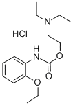 CAS 登录号:101418-01-3, 2-(二乙基氨基)乙基O-乙氧基苯胺基甲酸酯盐酸盐
