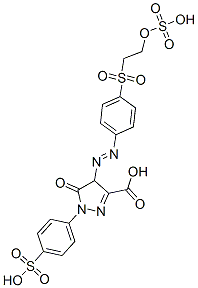 CAS 登录号：10149-98-1， 4,5-二氢-5-氧代-4-[[4-[[2-(磺基氧基)乙基]磺酰基]苯基]偶氮]-1-(4-磺基苯基)-1H-吡唑-3-羧酸