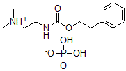 CAS 登录号：101491-73-0， 二羟基-氧代-氧代-膦烷二甲基-[2-(苯乙基氧基羰基氨基)乙基]铵