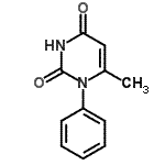 CAS 登录号：1015-64-1， 6-甲基-1-苯基-2,4(1H,3H)-嘧啶二酮