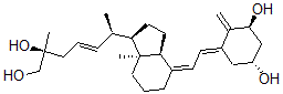 CAS 登录号：101558-90-1， 1,24,26-三羟基-delta22-维他命D3