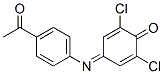 CAS 登录号：101564-11-8， 4-[(4-乙酰基苯基)亚氨基]-2,6-二氯-2,5-环己二烯-1-酮