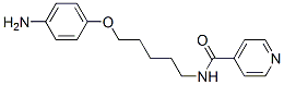 CAS 登录号：101578-27-2， N-[5-(4-氨基苯氧基)戊基]吡啶-4-甲酰胺