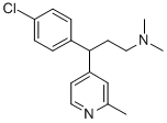 CAS#: 101581-59-3, 4-(4-Chloro-alpha-(2-(Dimethylamino)Ethyl)Benzyl)-2-Picoline